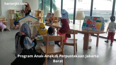 Program Anak-Anak di Perpustakaan Jakarta Barat