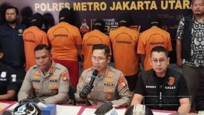 Polisi Tangkap 5 Begal di Jakarta Utara, Kejahatan Jalanan Berhasil Dihentikan