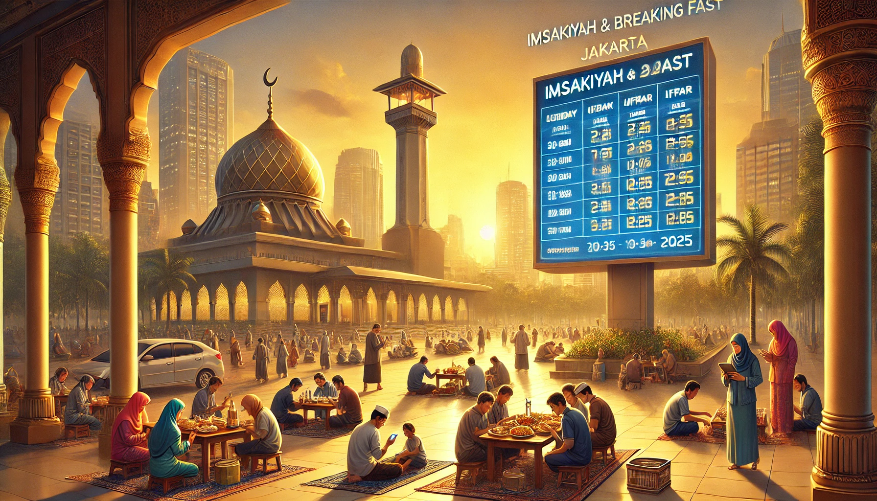 Jadwal Imsakiyah Berbuka Puasa Jakarta