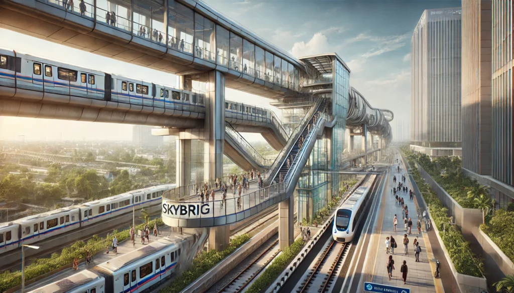 Skybridge Halim Lrt Jakarta Jembatan Modern Penghubung Transportasi Ibukota