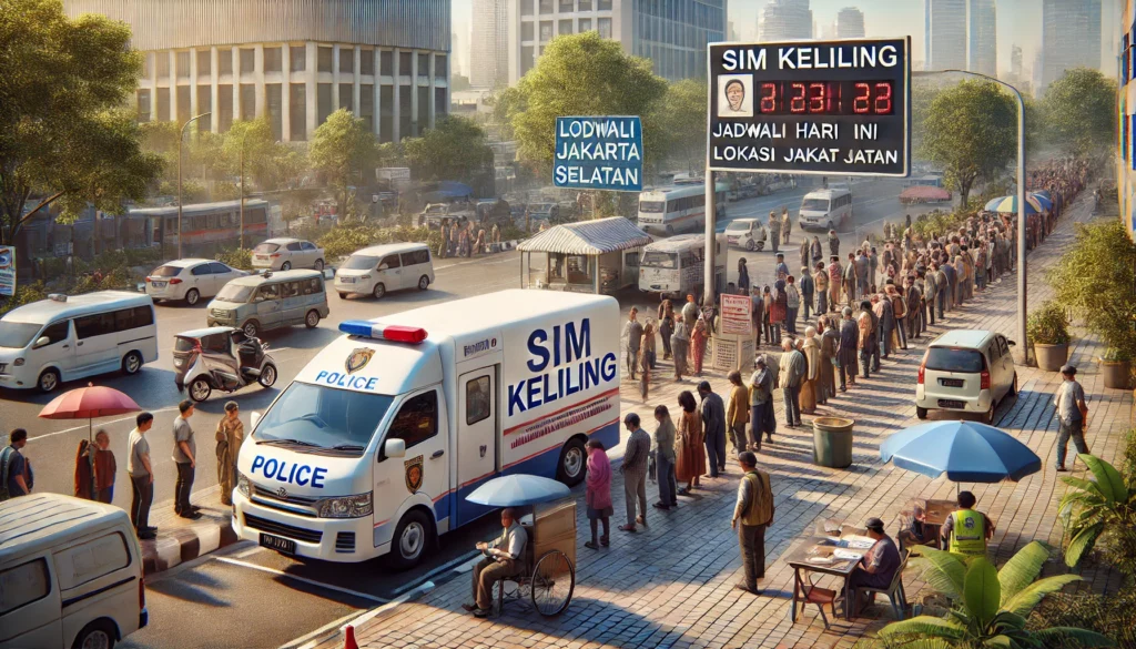 Jadwal SIM Keliling di Jakarta Selatan Terbaru Hari Ini Lokasi Jam dan Syarat Lengkap