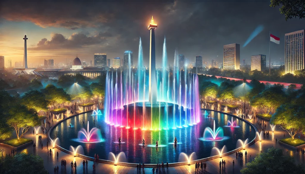 Jadwal Air Mancur Menari Monas Terbaru Jam Show Lokasi Dan Tips Nonton