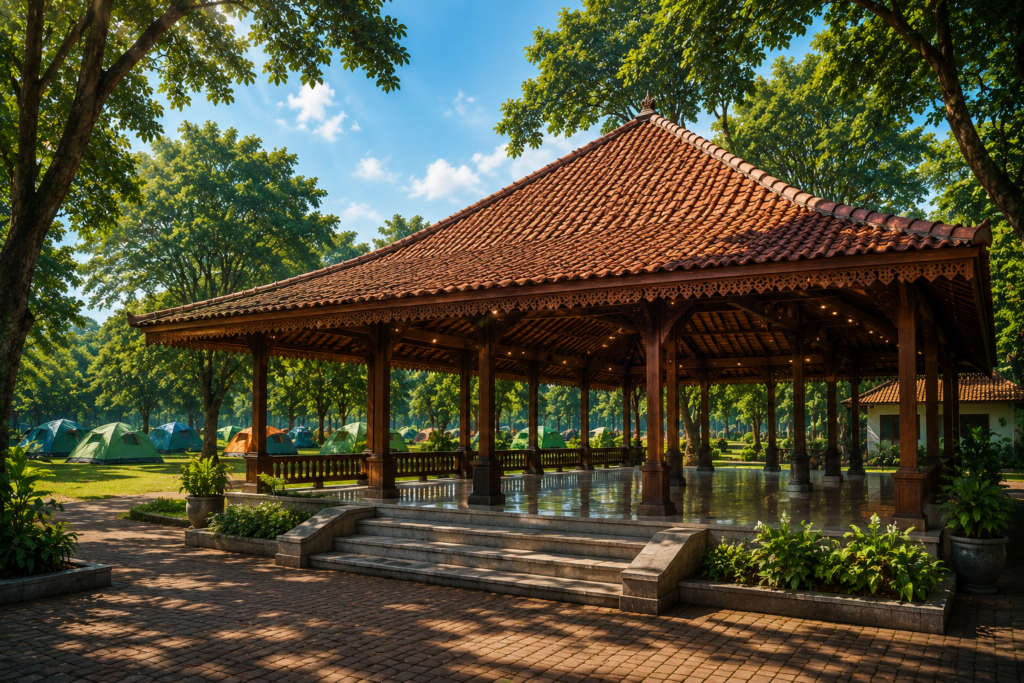 Pendopo Kempi 2 Bumi Perkemahan Jakarta Timur Untuk Camping Dan Gathering