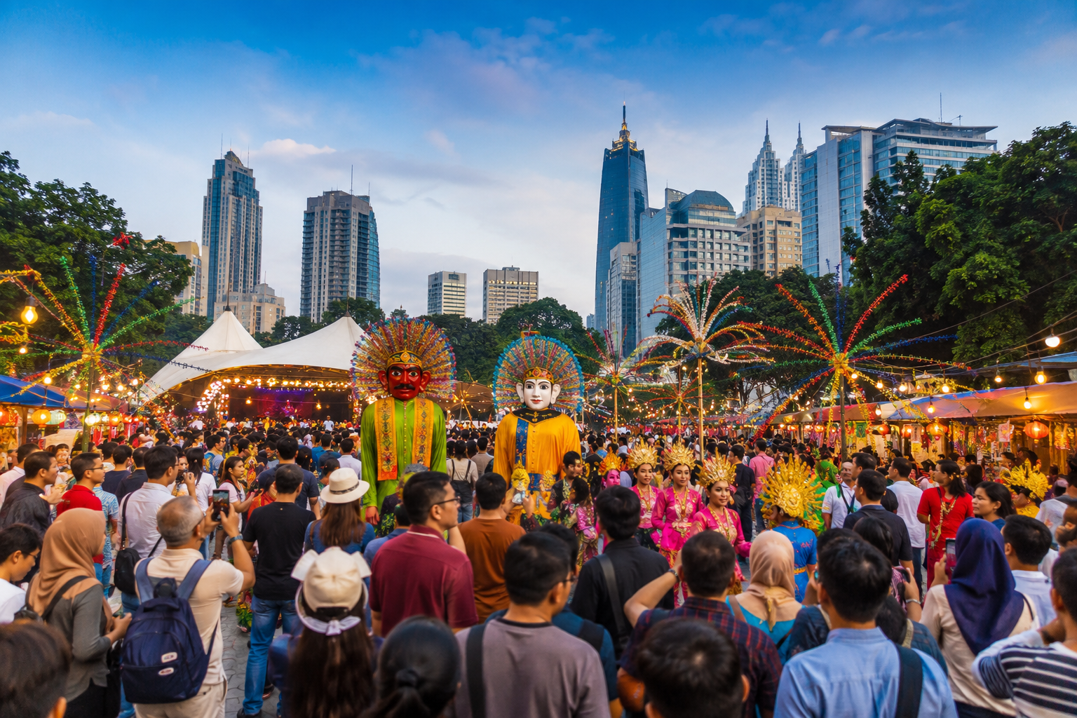 Festival Jakarta Ramai Dikunjungi Wisatawan
