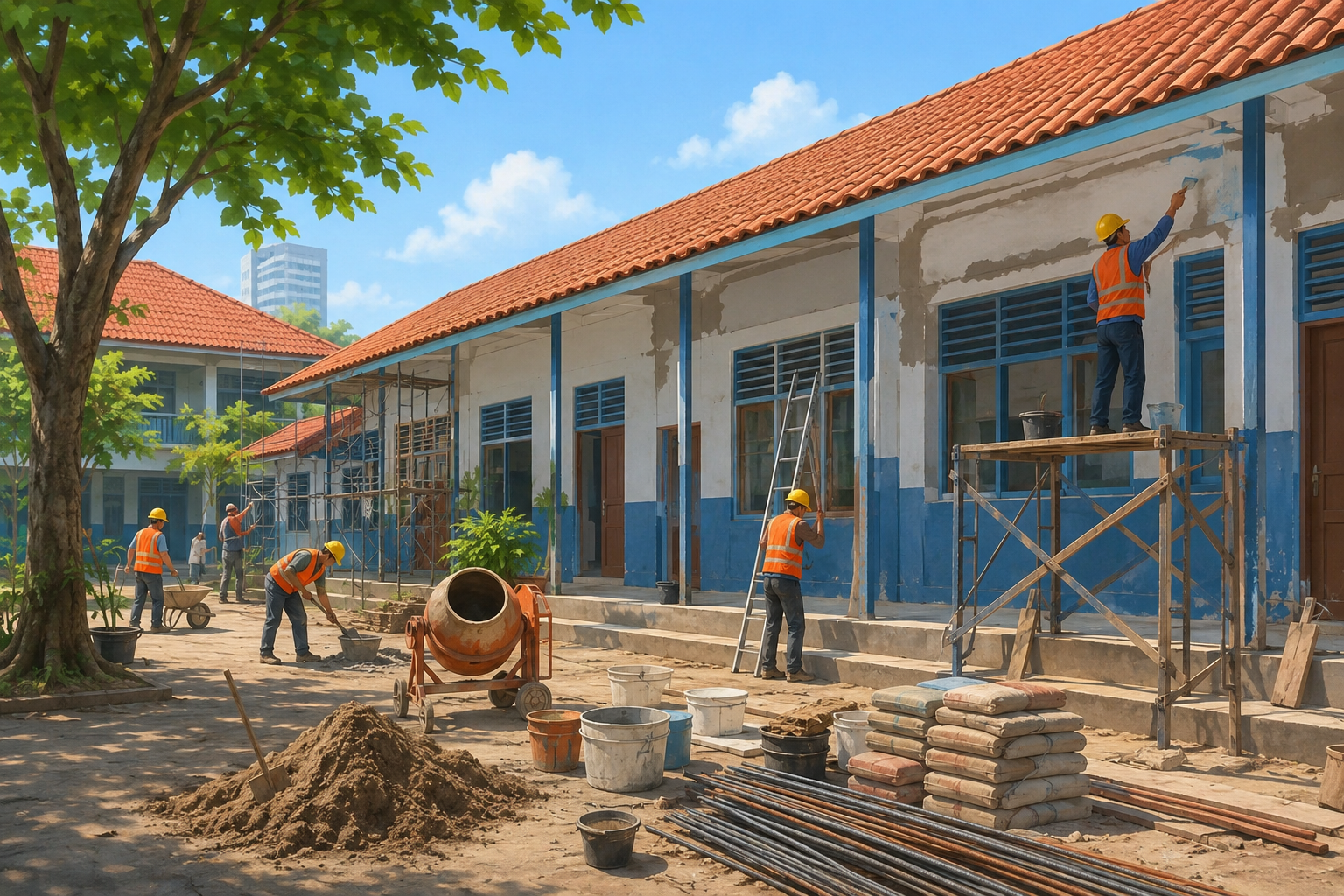 Renovasi SDN Kebayoran Selatan Jakarta