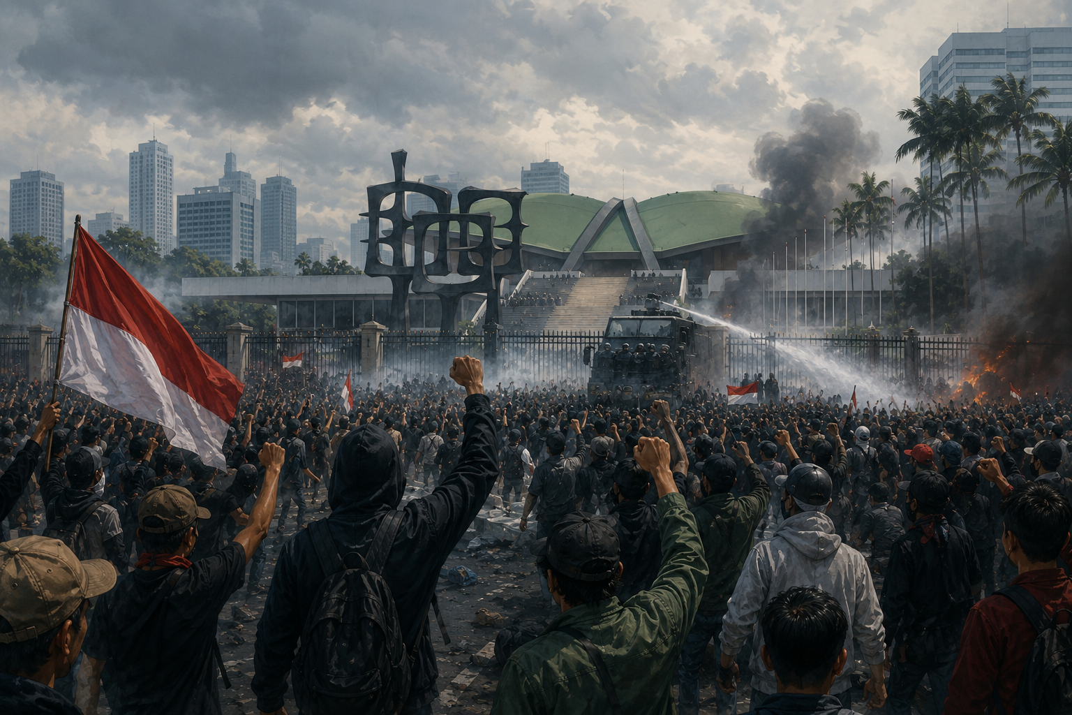 Demo 25 Agustus DPR Jakarta