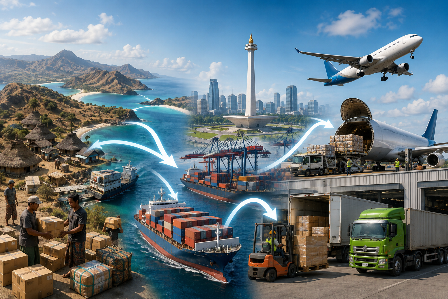 Logistik NTT Dikirim Lewat Jakarta