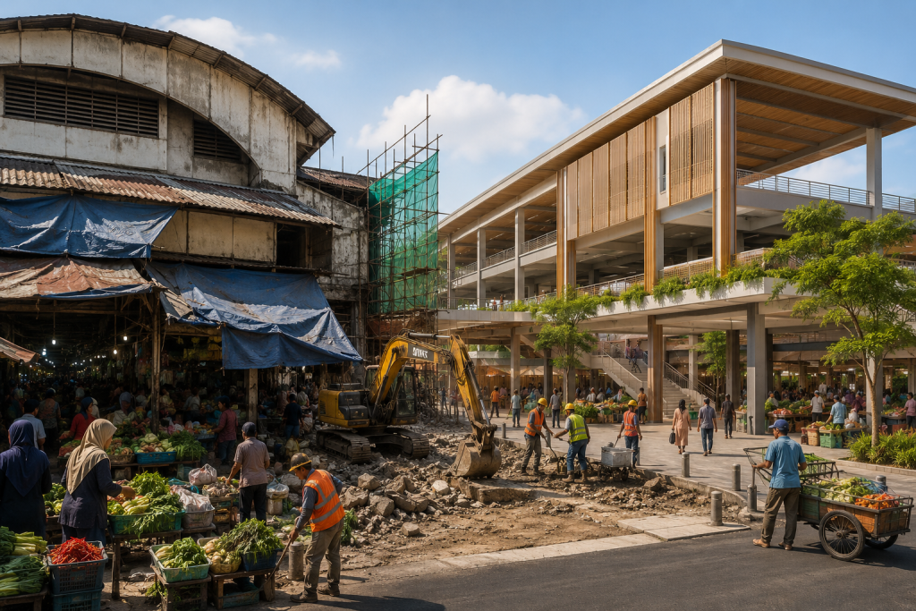 Pasar Kramat Jati Bakal Direvitalisasi untuk Jadi Lebih Modern Nyaman dan Tertata