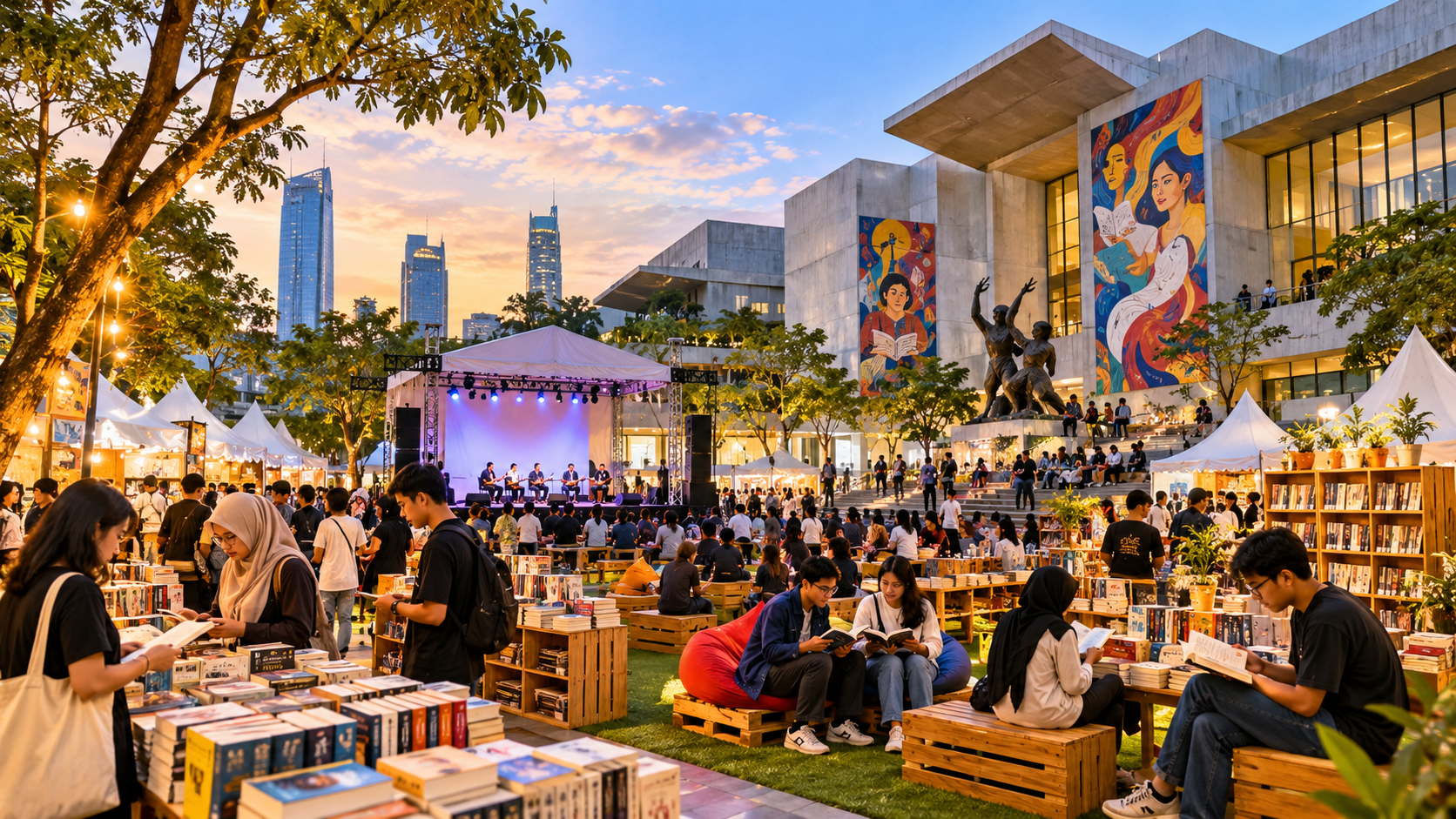 Festival Literasi Jakarta Taman Ismail