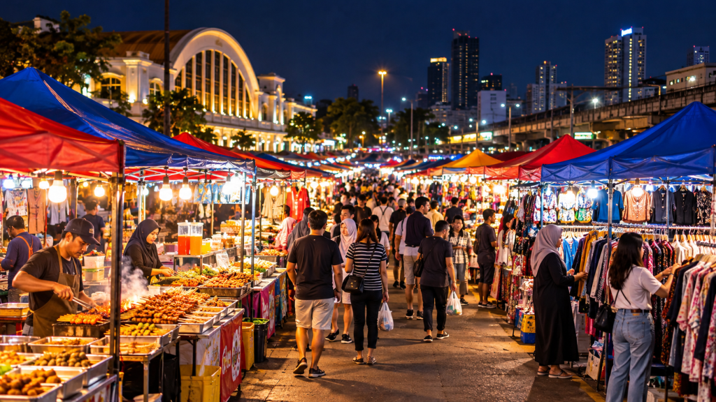 Lokasi Pasar Malam Senen Jakarta